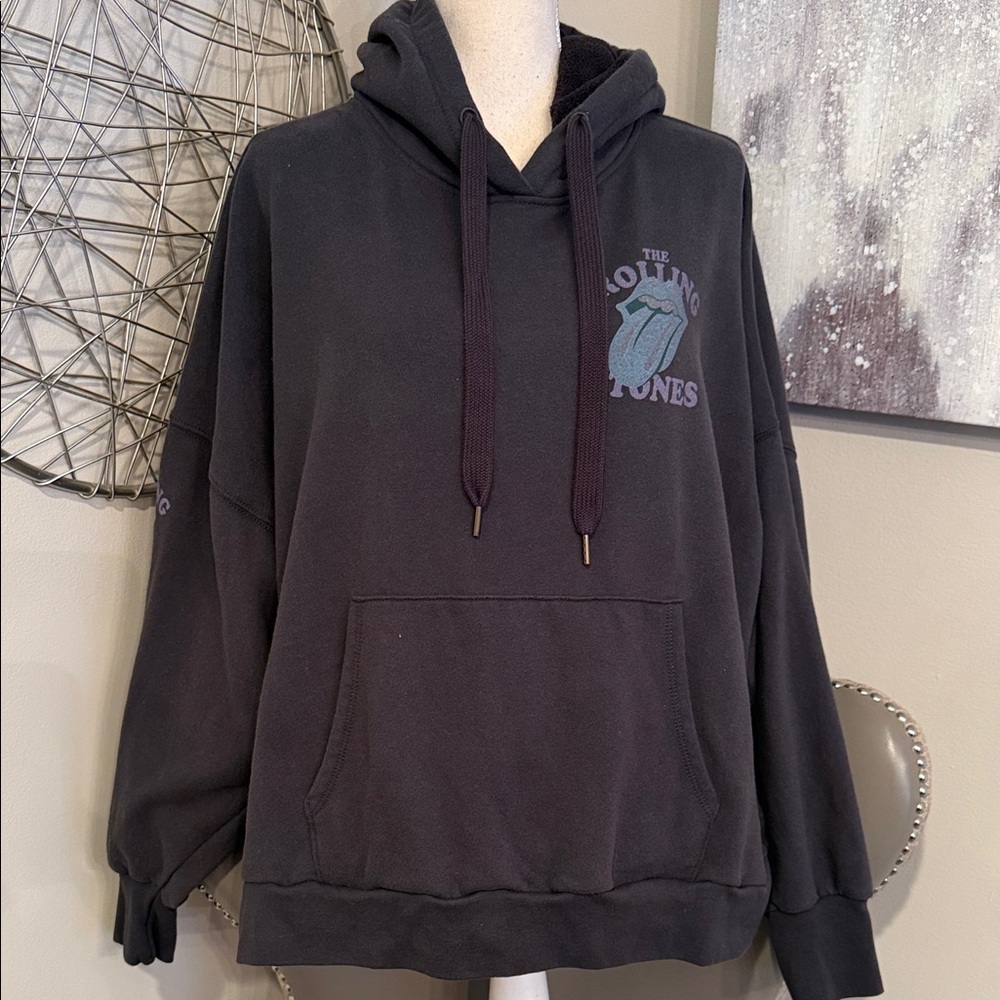 Rolling Stones Logo Hoodie size Medium